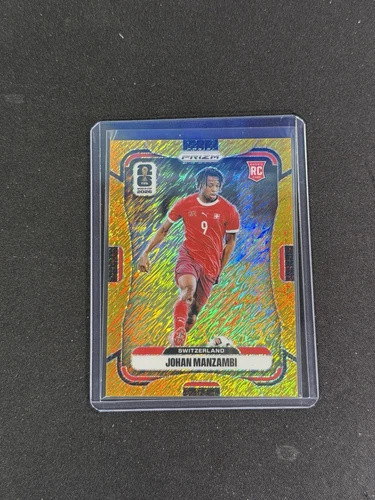 Johan Manzambi 2025 Panini Prizm Johan Manzambi Gold
