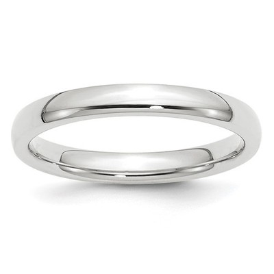 Platin 3 mm bequeme Passform Ehering Ringgröße 11,