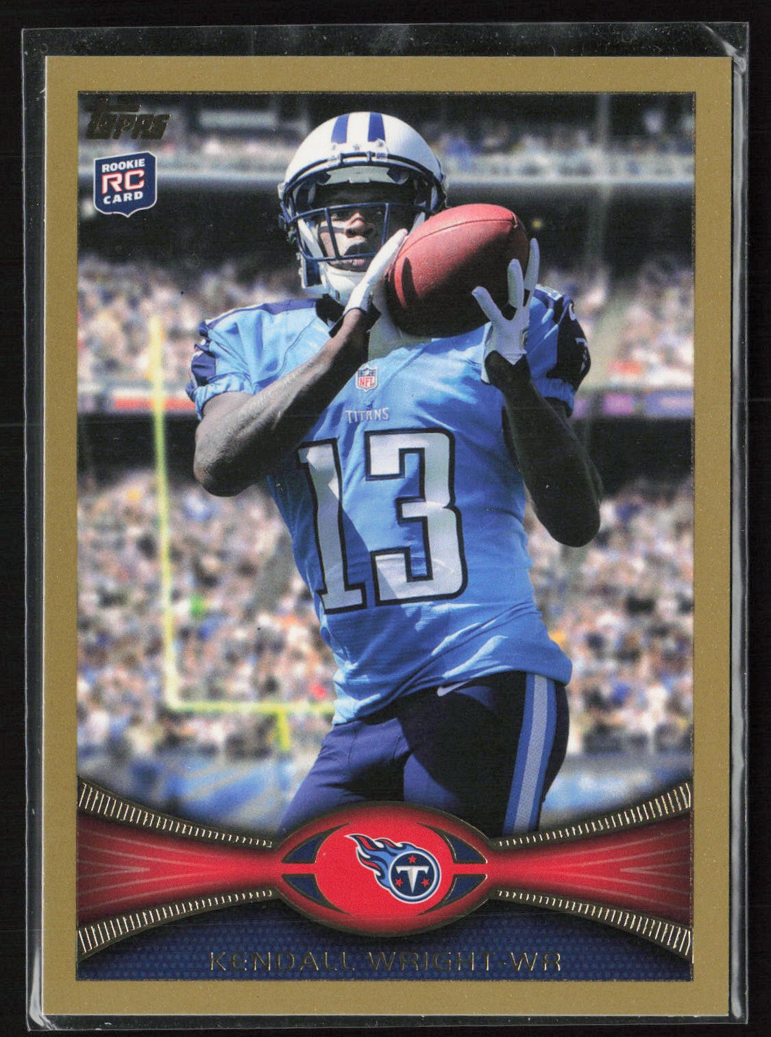 Kendall Wright 2012 Topps #378 Gold SN,RC Tennessee Titans