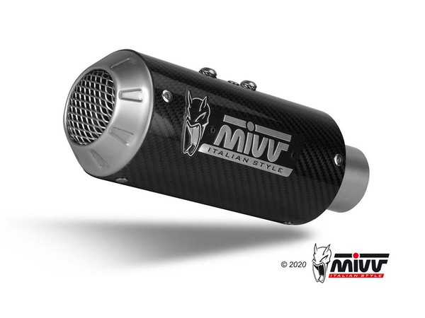 Mivv MK3 SchalldäMpfer Auspuff Carbon FüR Kawasaki Z900 A2, Schwarz 2017-24-image