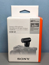 Sony ECM-G1 Shotgun Super-Cardioid Microphone Multi Interface Shoe -New