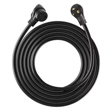 Generator Extension Cord, 25 Ft. 50-Amp 250V 12500W Heavy Duty Power Cable, NEMA