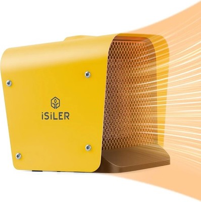iSiLER NPE 2 1500W Portable Ceramic Space Heater with Adjustable Thermostat
