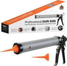 Professional Gun 600 Sausage Caulk Gun 20 Oz. - Manual Polyurethane & Silicone G