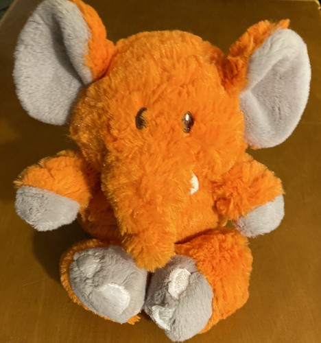 orange elephant plush