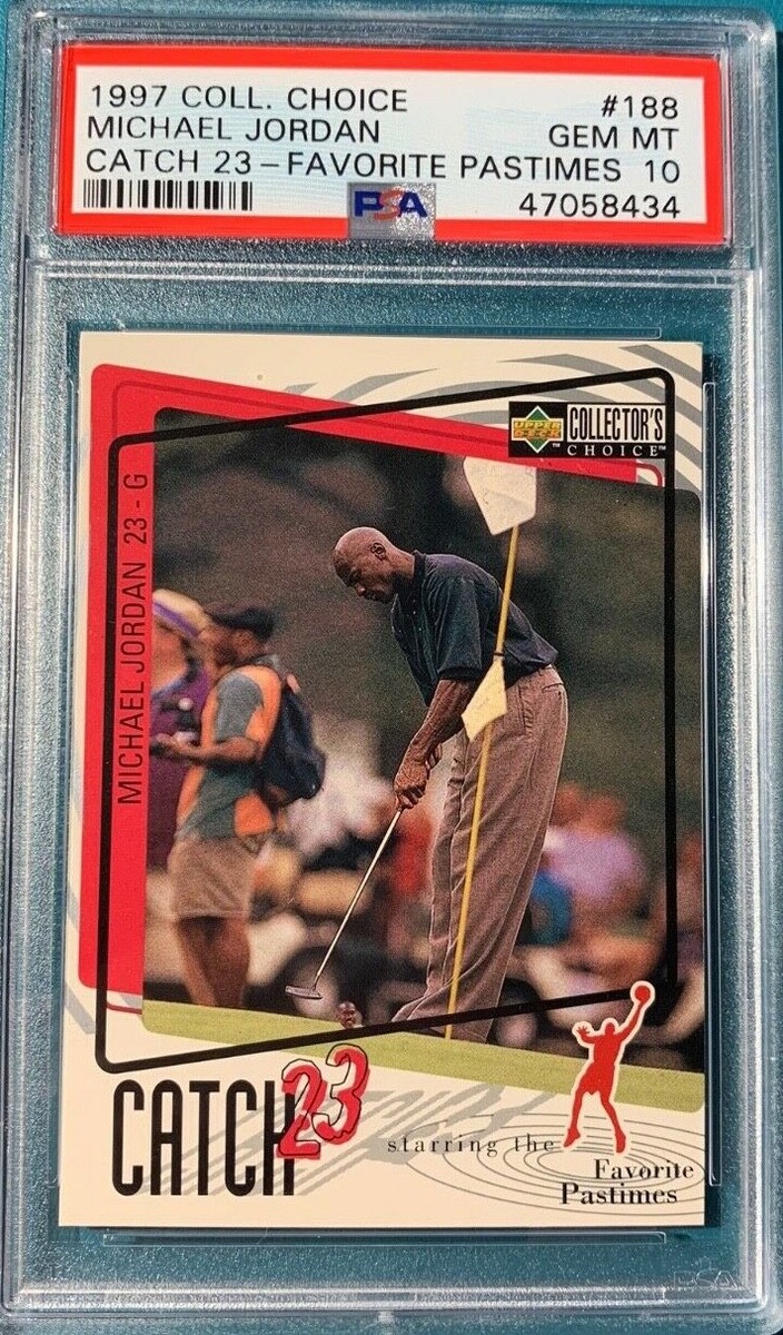 1997 Collector's Choice #188 Michael Jordan Catch 23 Favorite