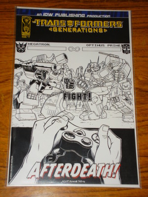 TRANSFORMERS GENERATIONS #7 IDW COMIC AFTERDEATH VARIANT