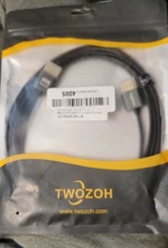 Twozoh 4K HDMI Cable 3FT High-Speed For PS5 PS4 PC Projector and More 