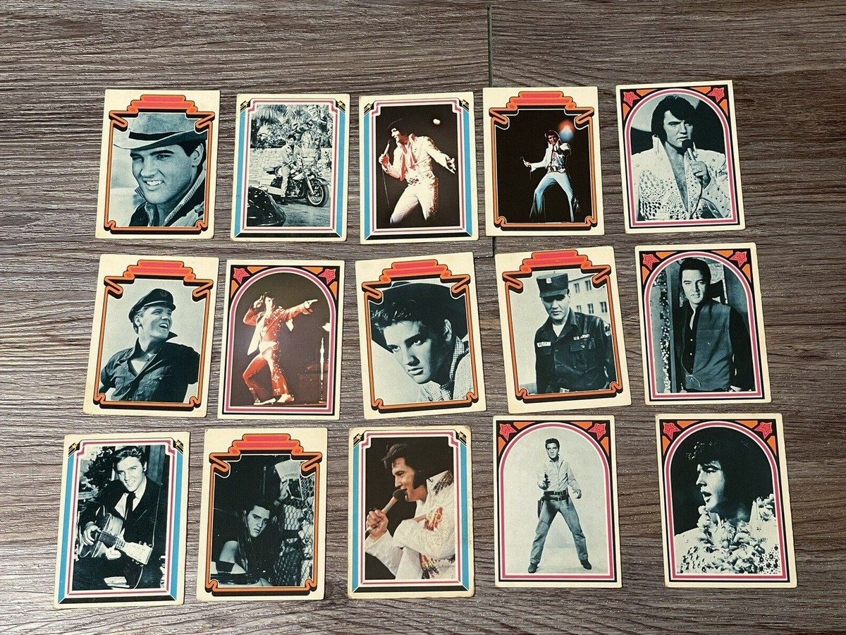 ELVIS トレーディングカード 約100枚セット Elvis Presley Complete Set Of Bubblegum Cards US memorabilia