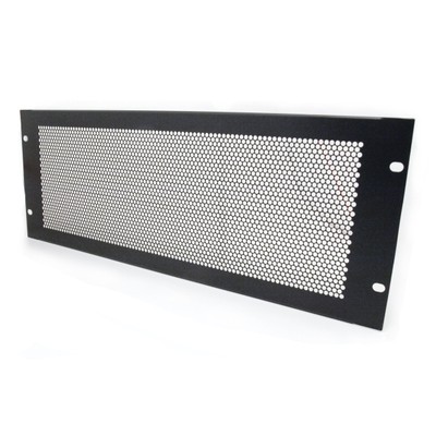 4 HE 19'' Racklüftungsblende gekantet aus Stahl von Penn Elcom 4U Wabenmuster