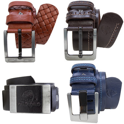 Rock Creek Herren Designer Ledergürtel Accessoire Echt Leder Gürtel M38