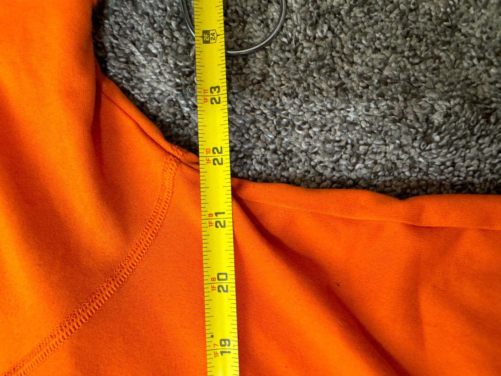 Under Armor Men's The Tech Tee Short Sleeve Athletic Shirt Top Orange | Medium thumbnail 5