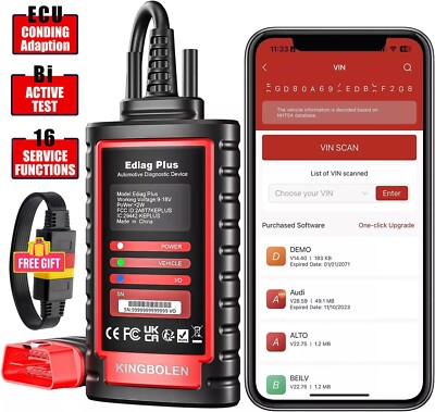 KINGBOLEN Ediag PLUS OBD2 Scanner Diagnostic Scan Tool For Mercedes-Benz CAN-FD