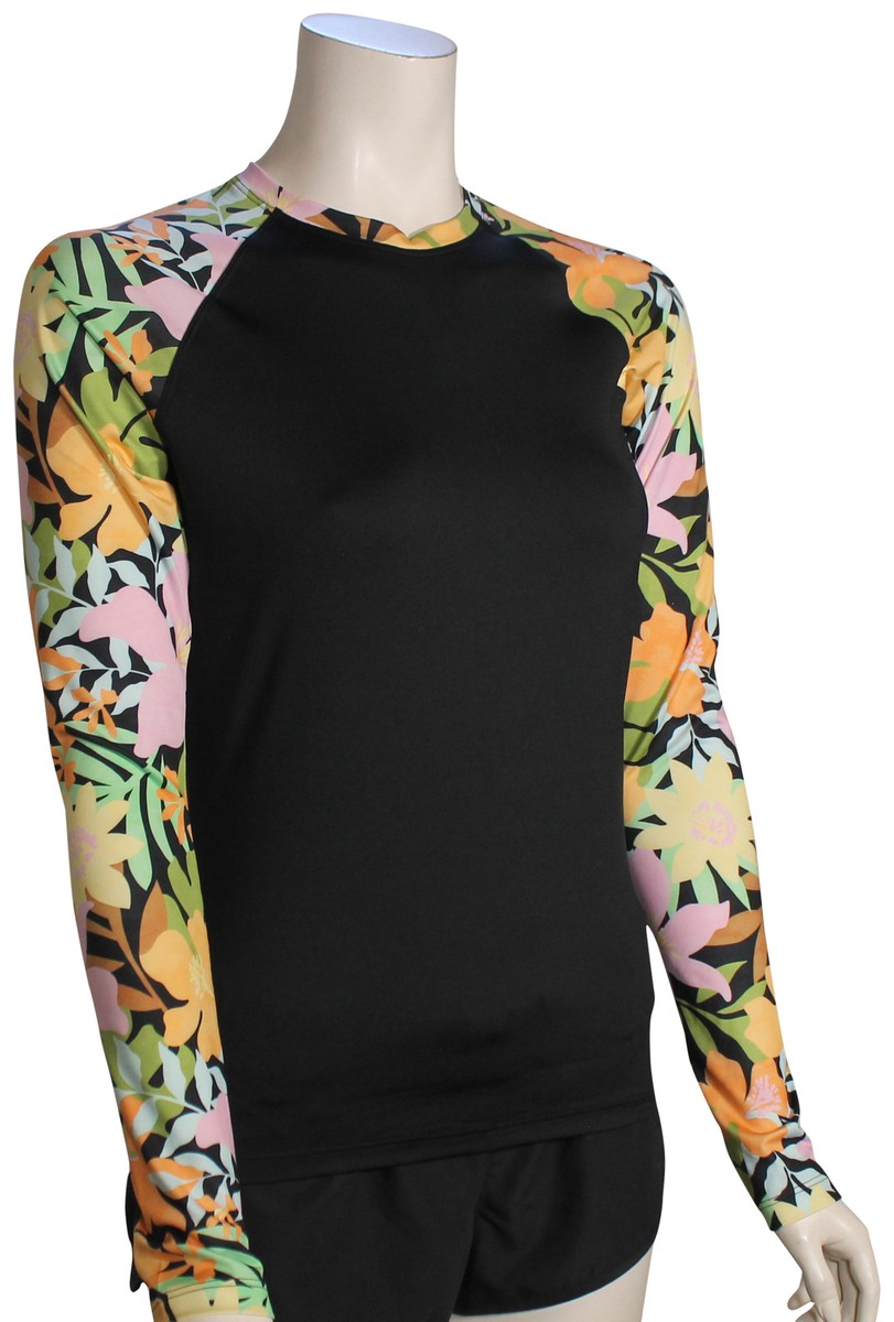 【BILLABONG】 Men's Sleeveless Rash Guard MT1046 /追跡付 Billabong Mas Aloha LS Women's Rash Guard - Black Pebble