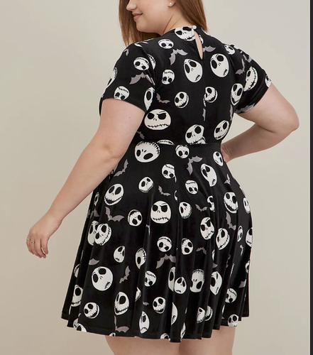 Torrid Nightmare Before Christmas Jack Skellington dress, pockets,plus  2X(18-20) | eBay
