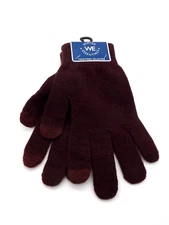 Winter Essentials Unisex Adult Texting Gloves Brown One Size