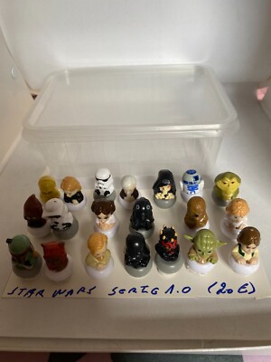 (E1) Esselunga Complete Series 2016 Star Wars 1.0 Rolling Figures