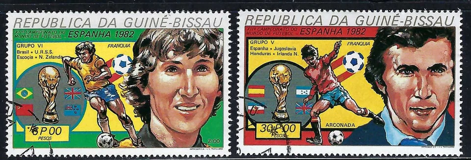 Guinea-Bissau 1982 CTO NH Soccer World Championship Spain '82 Sports - Image 3 of 4