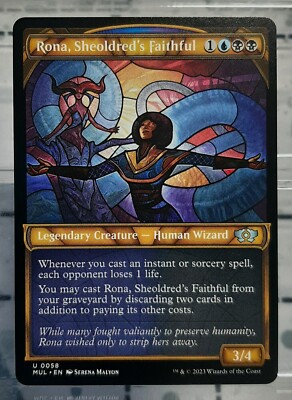 Magic - Rona, Sheoldred`s Faithful V.1 - Uc/Kreatur - Multiverse Legends - EN/NM