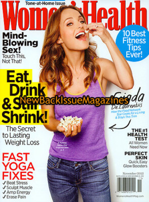 Women's Health 11/12,Giada De Laurentiis,#1 Health Test,Yoga,Tone-at-Home Issue