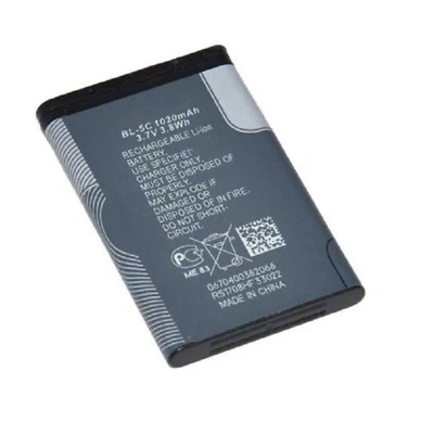 - SANS MARQUE//GÉNÉRIQUE - Batterie BL-5C BL5C - 3.7V 1020 mAh pour Nokia 1100, 1101, 1100, 1108, 1160, ...