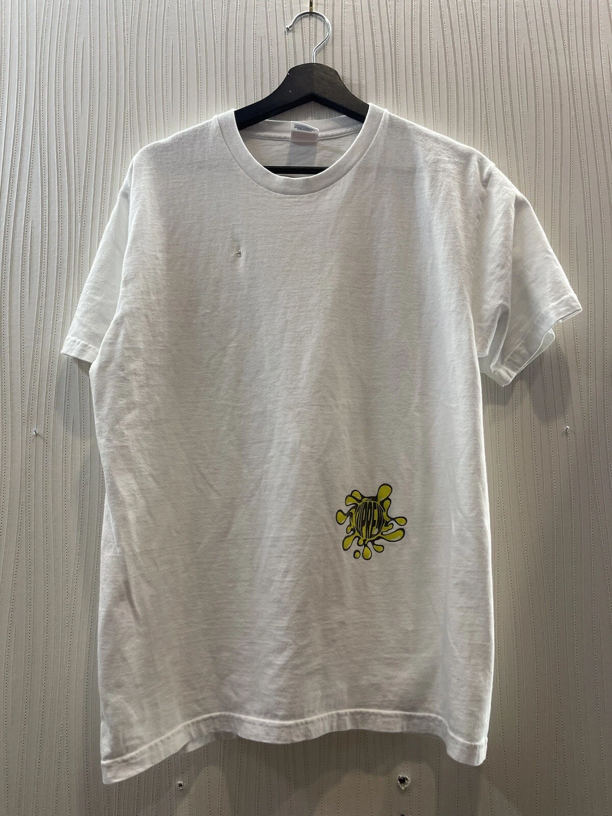 RARE ? SUPREME Splat T Shirt Spot Cum Tain Taille Moyenne Tee Blanc