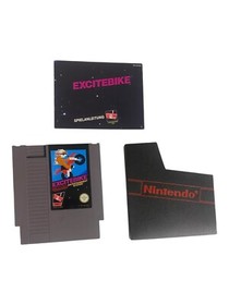 Nintendo NES Excitebike mit Schutzh&uuml;lle & Spielanleitung Spiel Game