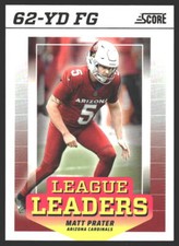 Matt Prater #LL-MPR 2024 Score League Leaders Arizona Cardinals