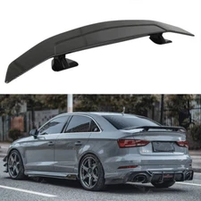 For Audi A3 S3 RS3 2014-2023 46" Carbon Fiber Rear Trunk Spoiler GT Racing Wing