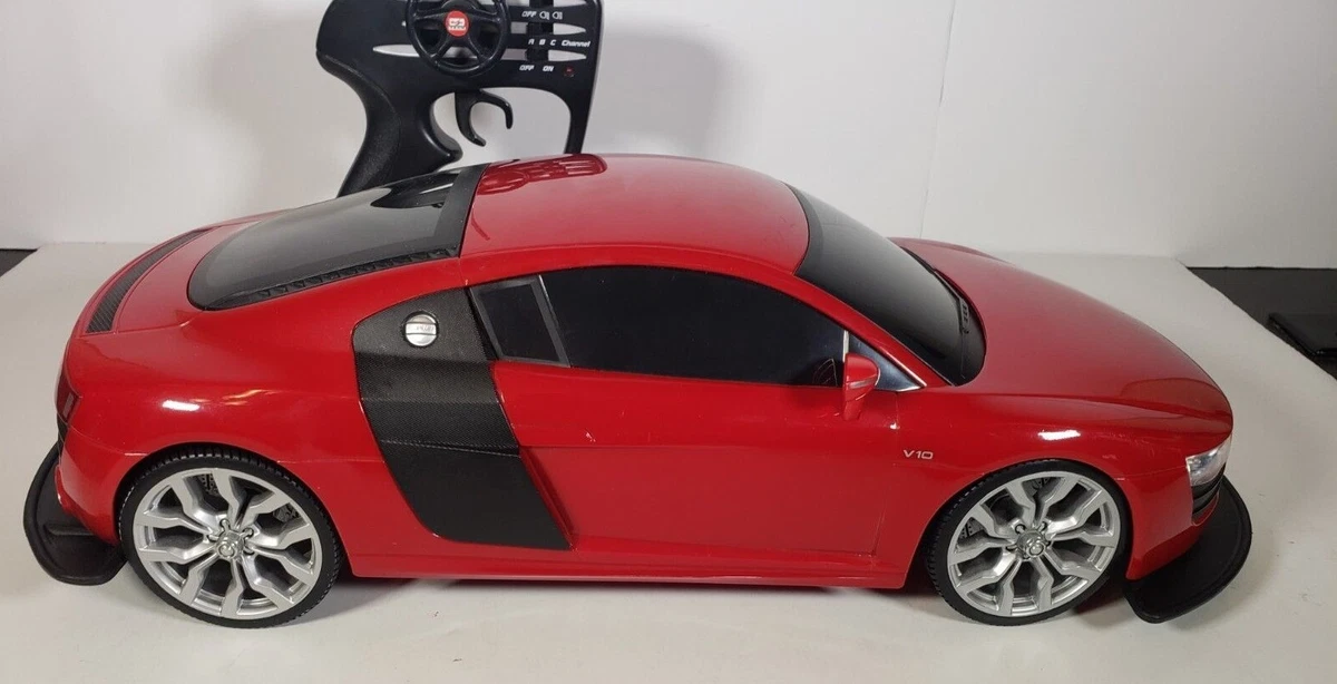 Maisto R C 1 10 Scale Audi R8 V10 Radio Control Vehicle Red Remote Control