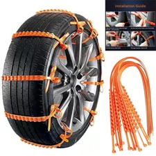 20PCS NEW Anti Snow Chains of Car,Adjustable Emergency Portable Snow Tire Chains