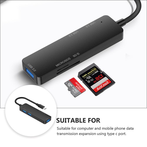 Type-C Docking Station Portable Data Hub Expansion Transfer Adapters - 第 6/12 張圖片