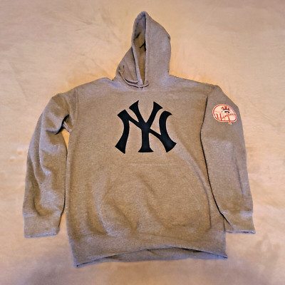 New York NY Yankees Gray Sweatshirt Hoodie Baseball Pullover Unisex New