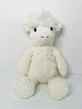 Manhattan Toy Llama Plush Stuffed Animal Lou Adorables Sitting White 10” NEW