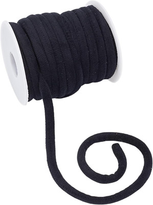 11 Yards 8Mm Soft Velvet round Cord Black Velvet Cord String Velvet Ribbon Velve