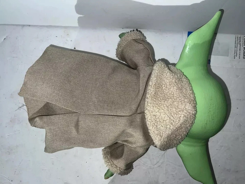 Muñeco de peluche Star Wars The Mandalorian Baby Yoda Grogu The Child 11" cabeza de goma Foto 3 de 4