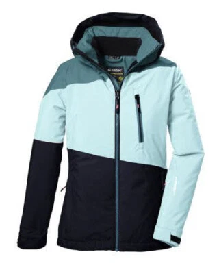 Killtec KSW 331 Mädchen Skijacke Kapuzenjacke Funktionsjacke blau