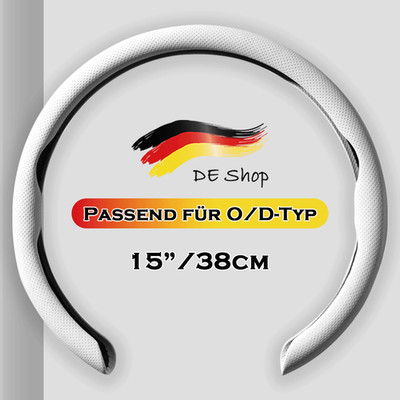 Für VW Volkswagen Nappaleder Auto Lenkradbezug Ultra-thin atmungsaktiv Ø 37 - 38