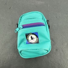 Vintage Retro 1990's Camera Soft 4-Way Carrying Case Radical Teal and Purple 44