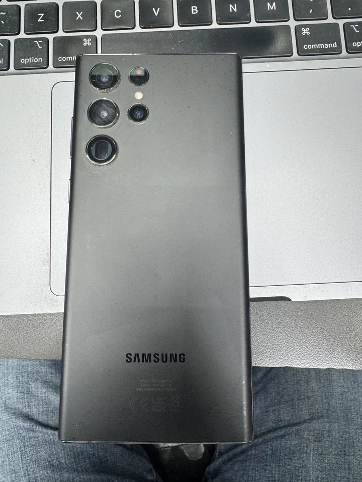 Factory Unlocked  Samsung Galaxy S22 Ultra 128gb Black Next day delivery - Image 2 of 2