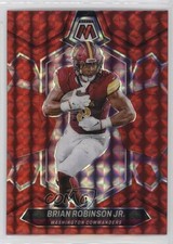 2024 Panini Mosaic Red Mosaic Prizm Brian Robinson Jr #219 05ol