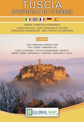 Buch - Tuscia. Touristen-Straßenkarte 1:140.000 - Global Map