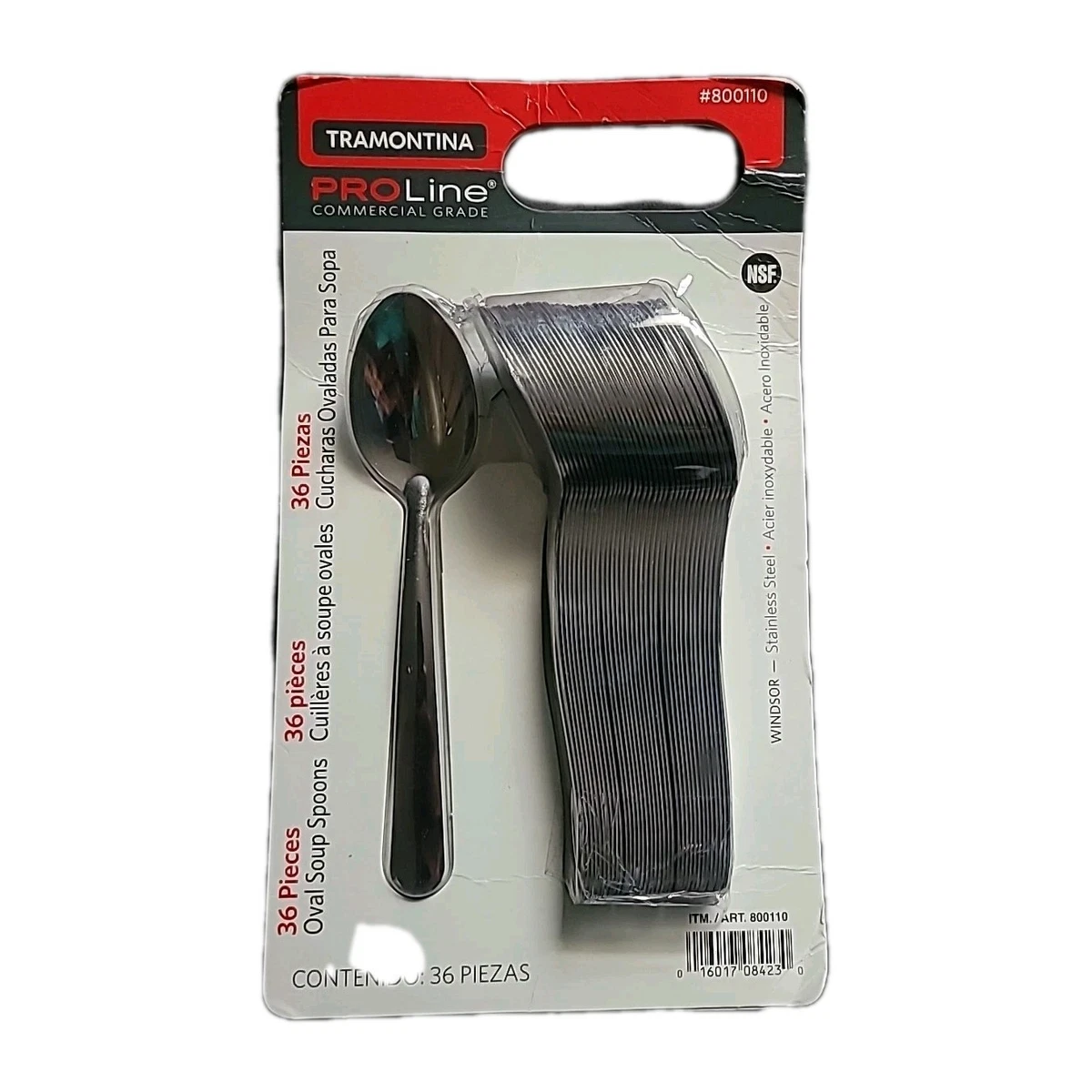 Tramontina Stainless Steel Soup Spoon Single Flatware Pieces for 