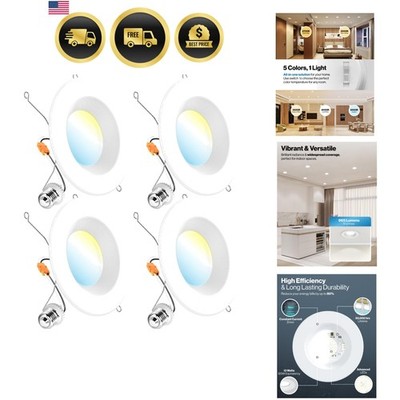 Sunco LED Recessed Lighting 6 Inch, Retrofit Can Lights, 965LM, 13W 100W Equi...