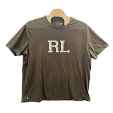 Polo Ralph Lauren Mens 4XLT Olive Green RL Graphic T-Shirt Big  Tall Cotton Tee