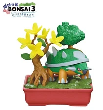 RE-MENT Pokemon Pocket Bonsai 3 With Changing Seasons Mini Figure Toy 4 Torterra