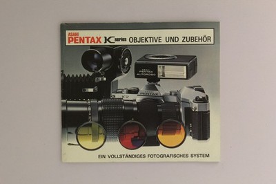 Broschüre Asahi Pentax K Series Objektive und Zubehör DE (13111829)