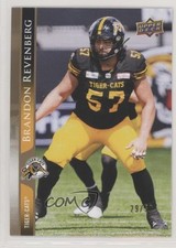 2021 Upper Deck CFL Gold 29/50 Brandon Revenberg #24 m7v