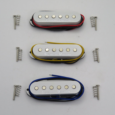 SSL-1 RWRP Single Coil Guitar Pickups Ceramics Pickups white 1 set  3Pcs