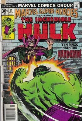 Marvel Super-Heroes No.61 / 1976 Reprints The Incredible Hulk No.107